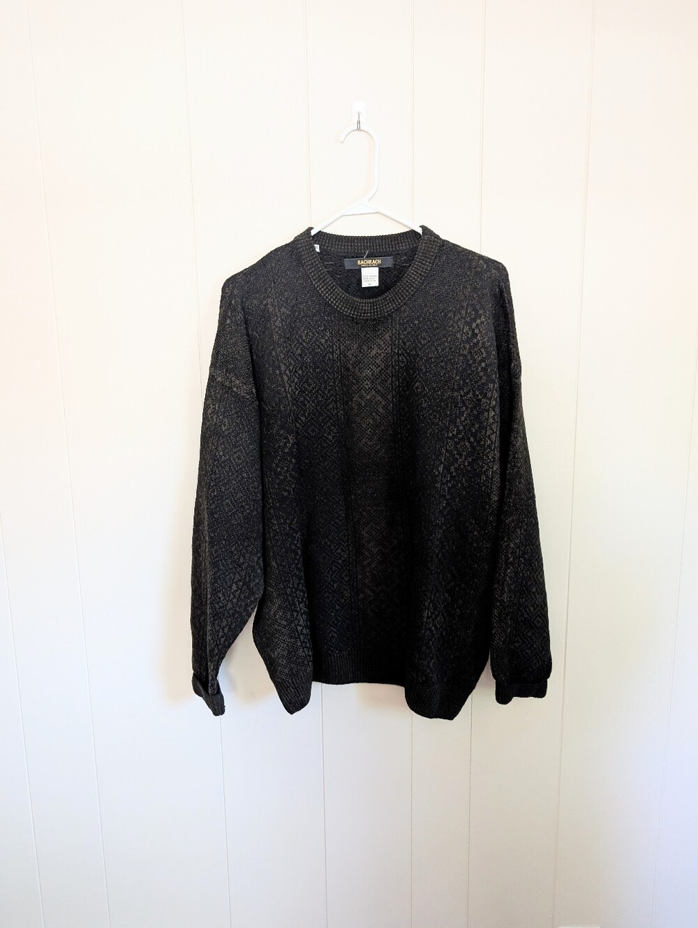 Bachrach Men's Vintage Wool Blend Sweater Size XL